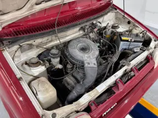 Red 1990 Daihatsu Mira Walkthrough Van, 85,900 miles, EF 660 cc, stock KTD-0881 (photo 6)