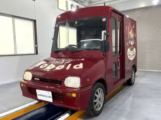 Red 1990 Daihatsu Mira Walkthrough Van, 85,900 miles, EF 660 cc, stock KTD-0881 (photo 2)