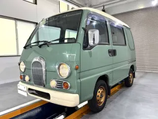 1995 Subaru Sambar Van Classic — Green 2WD JDM Vans, photo 2 of 34