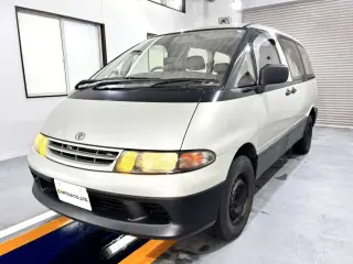Gold 1995 Toyota Estima Lucida, 74,700 miles, 2TZ 2500 cc, stock KTD-0896 (photo 2)