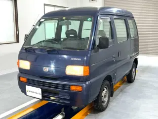 Blue 1996 Mazda Scrum Van, 57,100 miles, F6A 660 cc, stock KTD-0903 (photo 2)
