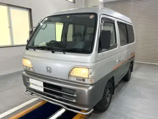 Beige 1997 Honda Acty Van, 60,500 miles, E07A 660 cc, stock KTD-0911 (photo 2)