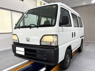 White 1997 Honda Acty Van, 46,400 miles, E07A 660 cc, stock KTD-0913 (photo 2)