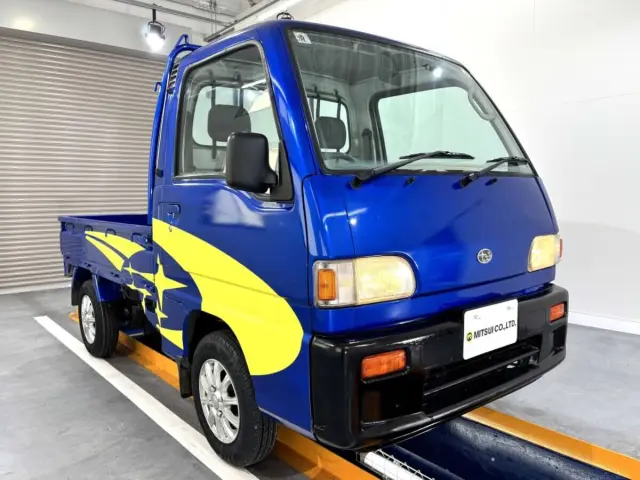 1998 Subaru Sambar Truck 4WD kei truck for sale, stock KTD-0968