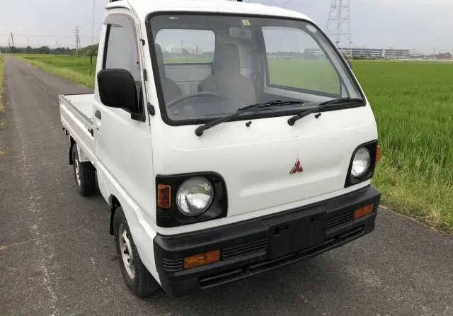 1991 Mitsubishi Minicab Truck 4WD kei truck for sale, stock KTD-0212