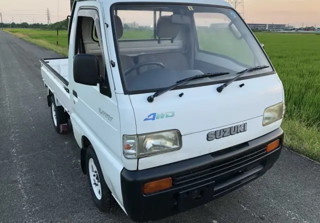 1992 Suzuki Carry Truck 4WD kei truck for sale, stock KTD-0218
