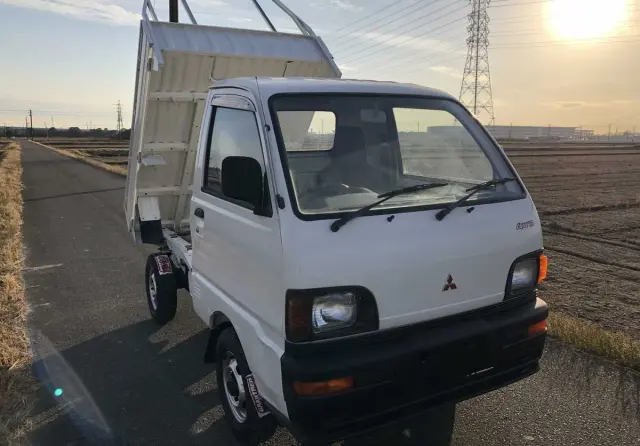 1994 Mitsubishi Minicab Mini Dump Truck 4WD mini dump truck for sale, stock KTD-0138