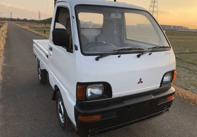 1995 Mitsubishi Minicab Truck 4WD kei truck for sale, stock KTD-0250