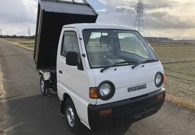 1995 Suzuki Carry Mini Dump Truck 4WD mini dump truck for sale, stock KTD-0145