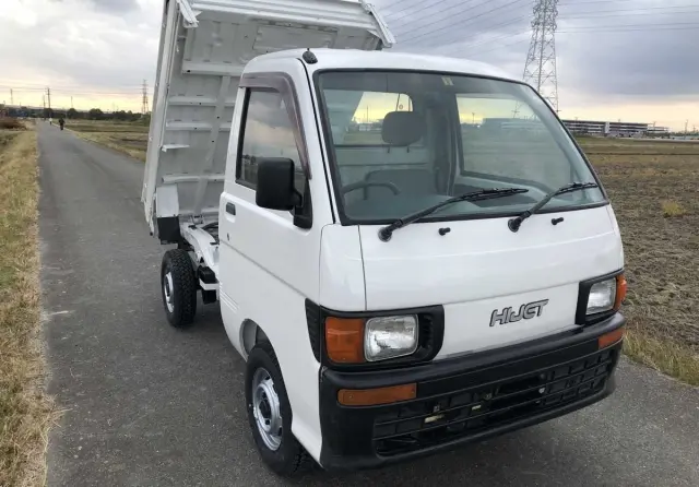 1996 Daihatsu Hijet Mini Dump Truck 4WD mini dump truck for sale, stock KTD-0146