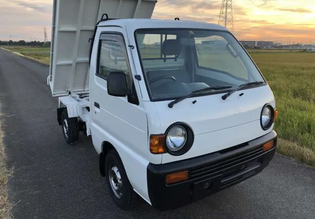 1996 Suzuki Carry Mini Dump Truck 4WD mini dump truck for sale, stock KTD-0149