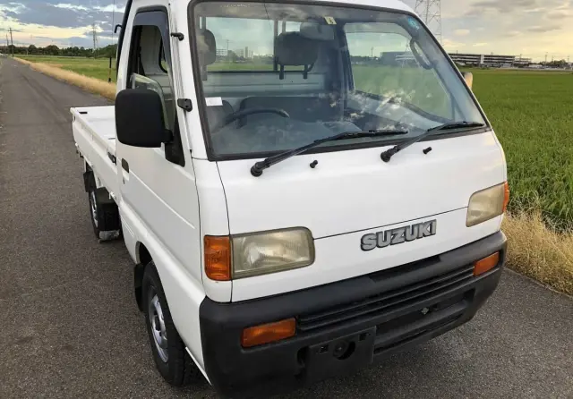 1996 Suzuki Carry Mini Truck, Kei Truck 4WD kei truck for sale, stock KTD-0269