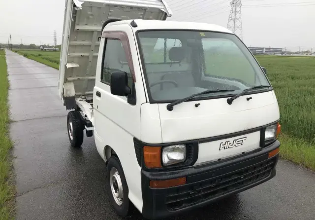 1998 Daihatsu Hijet Mini Dump Truck 4WD mini dump truck for sale, stock KTD-0165