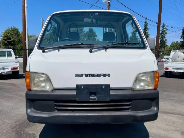1999 Subaru Sambar EFI Super Charged 4WD, PS, 2Hi-4Hi EL Gear, AC, 5MT kei truck for sale, stock KTD-0344