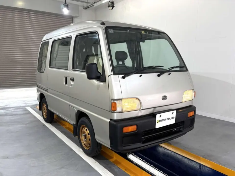 1998 Subaru Sambar Van — Silver 2WD JDM Vans, photo 1 of 32