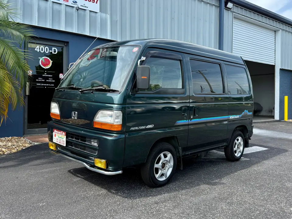 1995 Honda Acty Street Racoon — Green 4WD Kei Vans