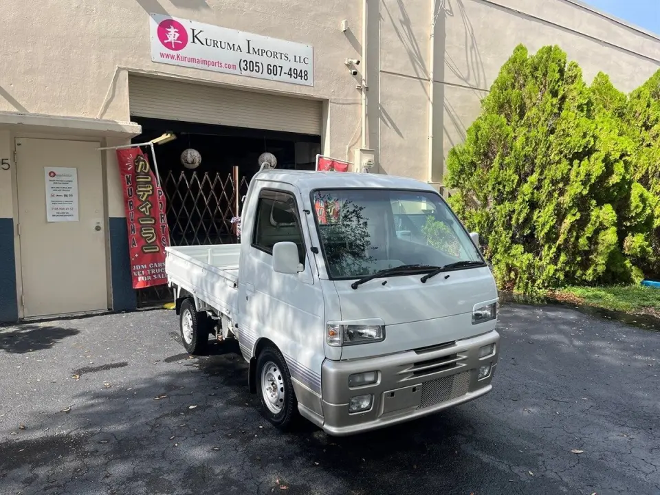 1997 Suzuki Carry 4WD Mini Truck — White Kei Trucks, photo 1 of 16