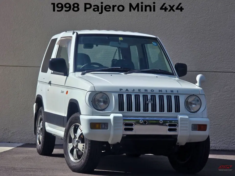 1998 Mitsubishi Pajero Duke — White 4WD Kei Trucks, photo 1 of 25