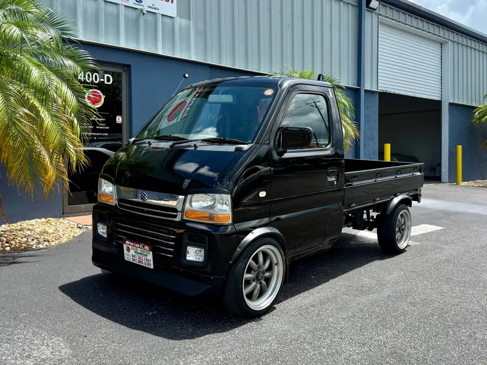 1999 Suzuki Carry — Black RWD Kei Trucks, photo 1 of 17