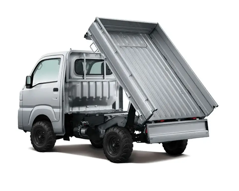 Daihatsu Hijet LD Dump Manual (Silver) — Silver 4WD Mini Dump Trucks, photo 1 of 11