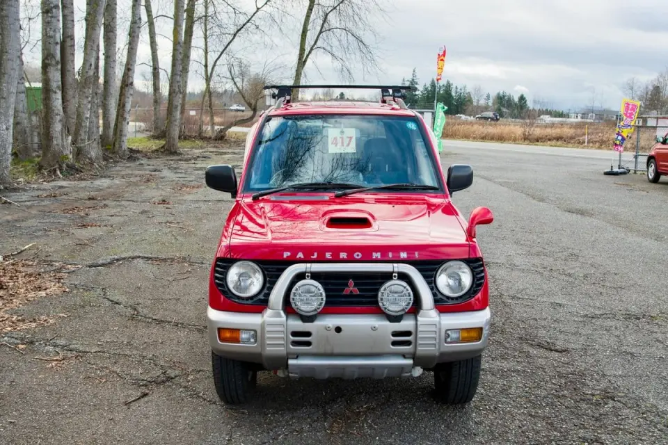 1997 Mitsubishi Pajero Mini Iron Cross 4WD, Turbo Intercooled, 5MT — Red Kei 4x4 & Jimny, photo 1 of 9