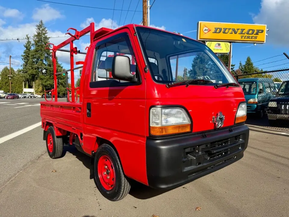 1994 Honda Acty Firefighter RealTime 4WD, Mid-Engine, 5MT — Red Kei Trucks, photo 1 of 9