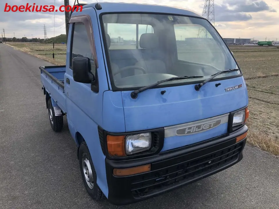 1996 Daihatsu Hijet Truck — Blue 4WD Kei Trucks, photo 1 of 11