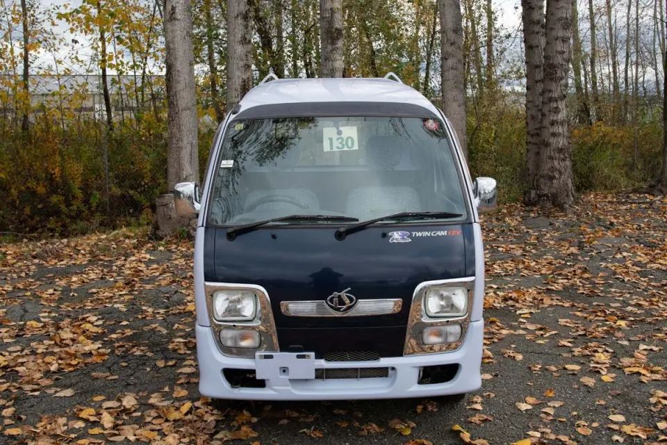 1997 Daihatsu Hi-Jet IS Twincam 12V 4WD, 2Hi-4Hi,4Lo, AC, 5MT — Purple Kei Trucks, photo 1 of 9