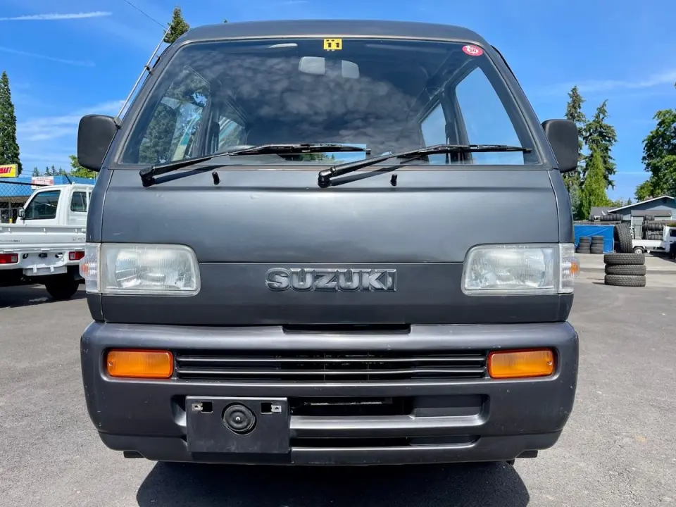 1991 Suzuki Every Joypop 2WD, AC/Heat, 5MT, Alloy Wheels — Grey Kei Vans, photo 1 of 9