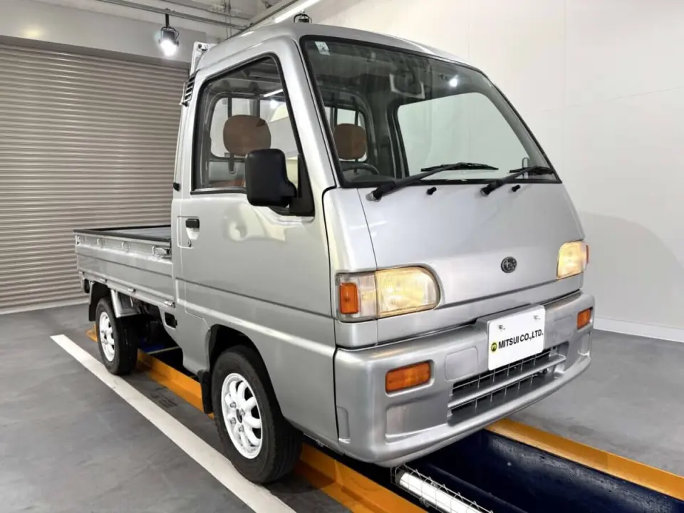 1993 Subaru Sambar Truck — Silver 4WD Kei Trucks, photo 1 of 25