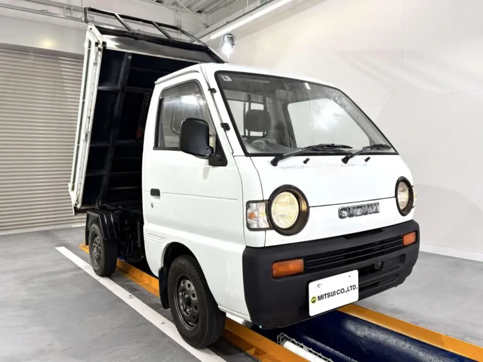 1993 Suzuki Carry Dump — White 2WD Kei Trucks, photo 1 of 30
