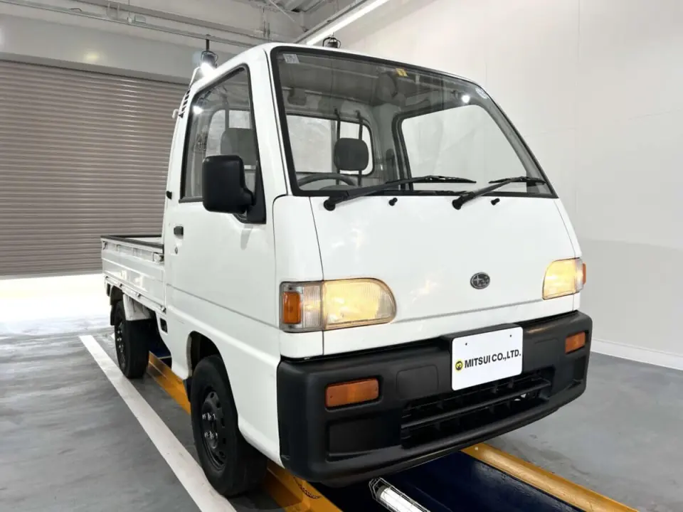 1994 Subaru Sambar Truck — White 4WD Kei Trucks, photo 1 of 22