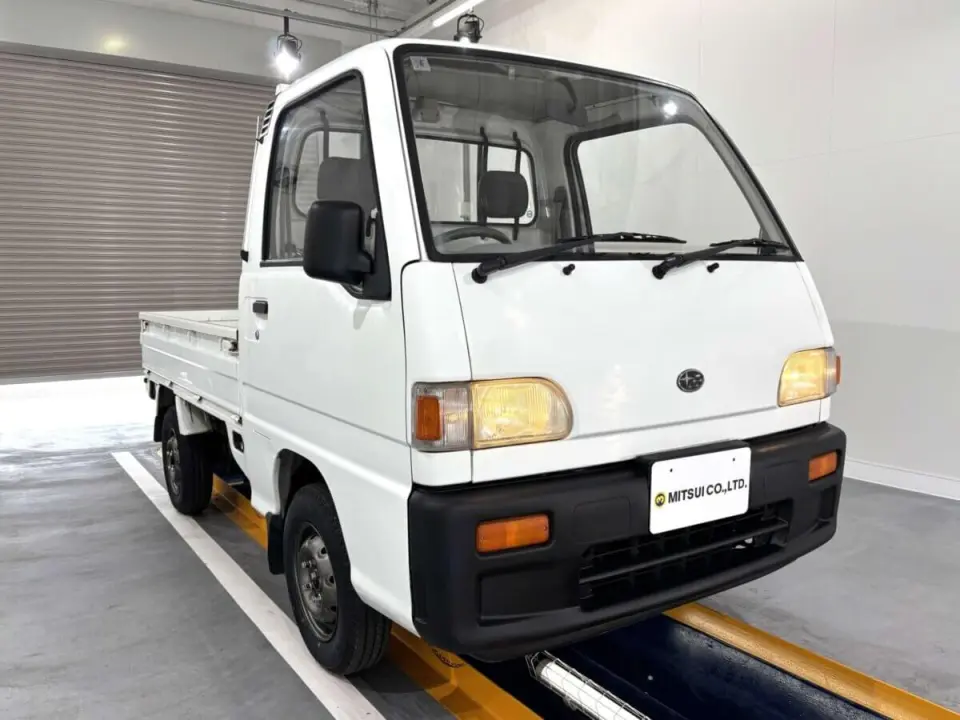 1994 Subaru Sambar Truck — White 4WD Kei Trucks, photo 1 of 23