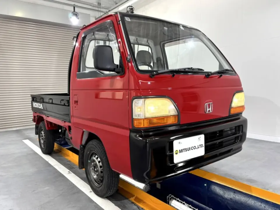 1995 Honda Acty Truck — Red 4WD Kei Trucks, photo 1 of 25