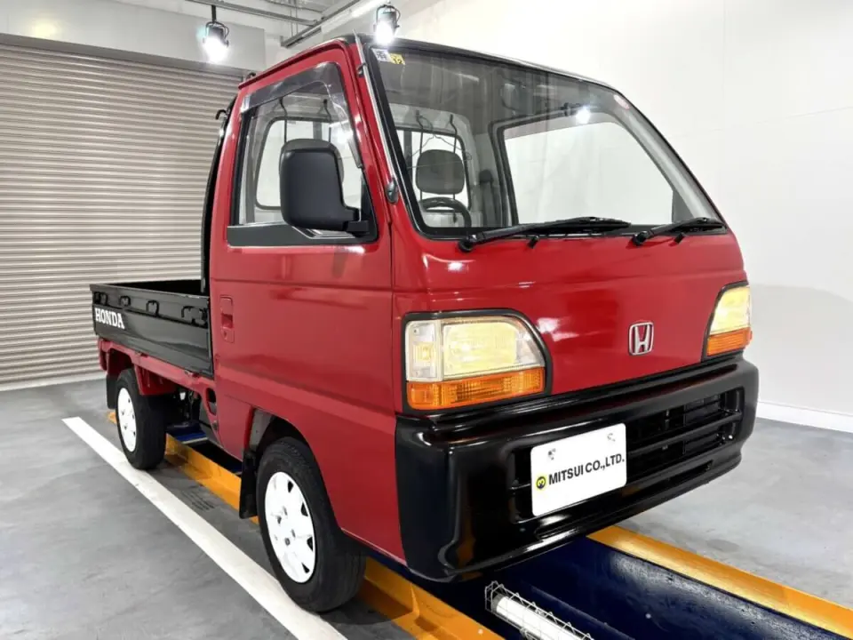 1995 Honda Acty Truck — Red 4WD Kei Trucks, photo 1 of 23