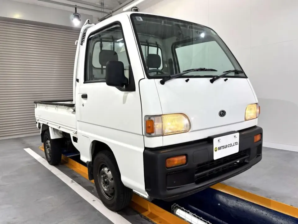 1995 Subaru Sambar Truck — White 2WD Kei Trucks, photo 1 of 24