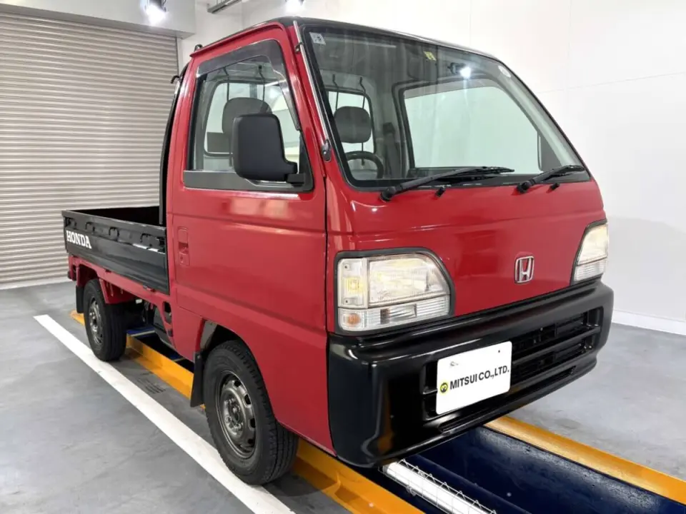 1997 Honda Acty Truck — Red 4WD Kei Trucks, photo 1 of 24
