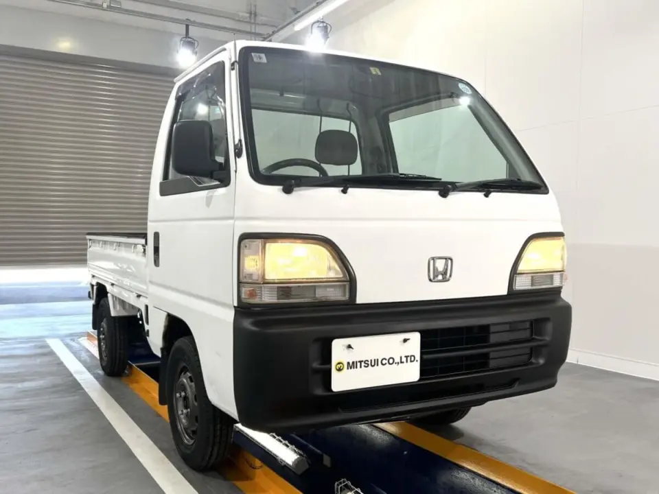 1997 Honda Acty Truck — White 4WD Kei Trucks, photo 1 of 22