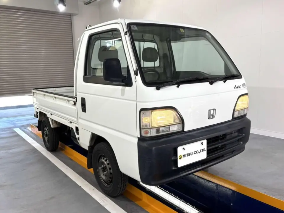 1998 Honda Acty Truck — White 4WD Kei Trucks, photo 1 of 24