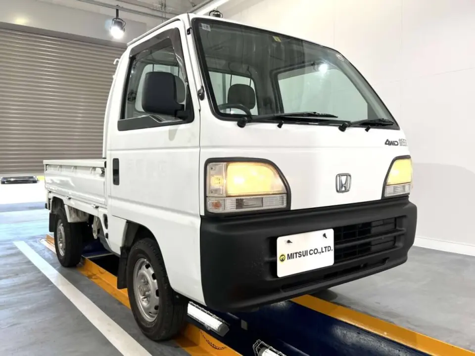 1998 Honda Acty Truck — White 4WD Kei Trucks, photo 1 of 24
