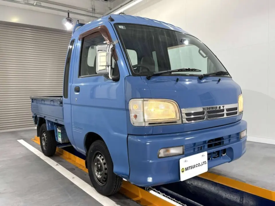 1999 Daihatsu Hijet Truck — Blue 4WD Kei Trucks, photo 1 of 27