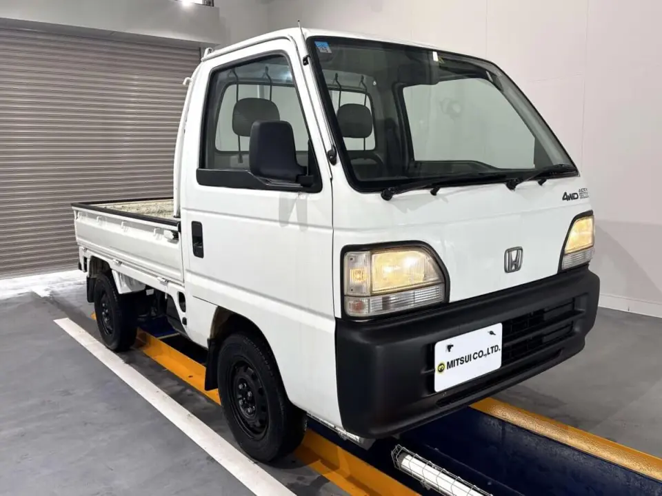1999 Honda Acty Truck — White 4WD Kei Trucks, photo 1 of 21