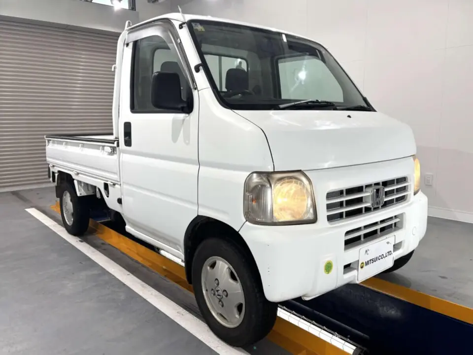 1999 Honda Acty Truck — White 4WD Kei Trucks, photo 1 of 25