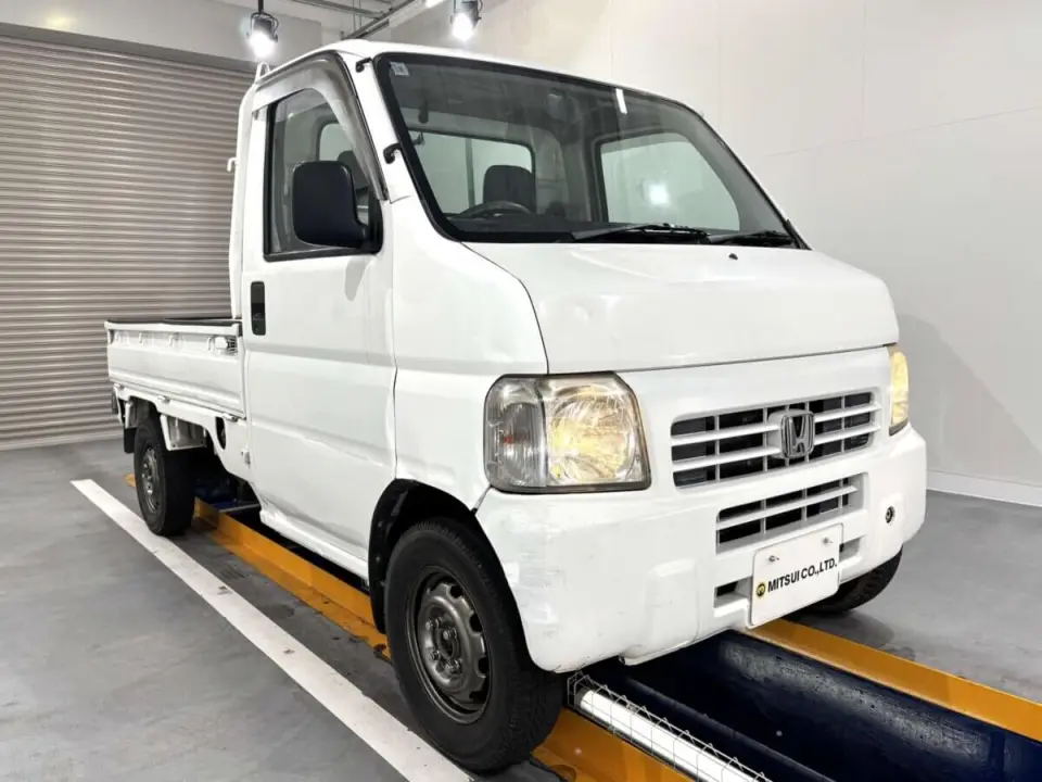 1999 Honda Acty Truck — White 4WD Kei Trucks, photo 1 of 24