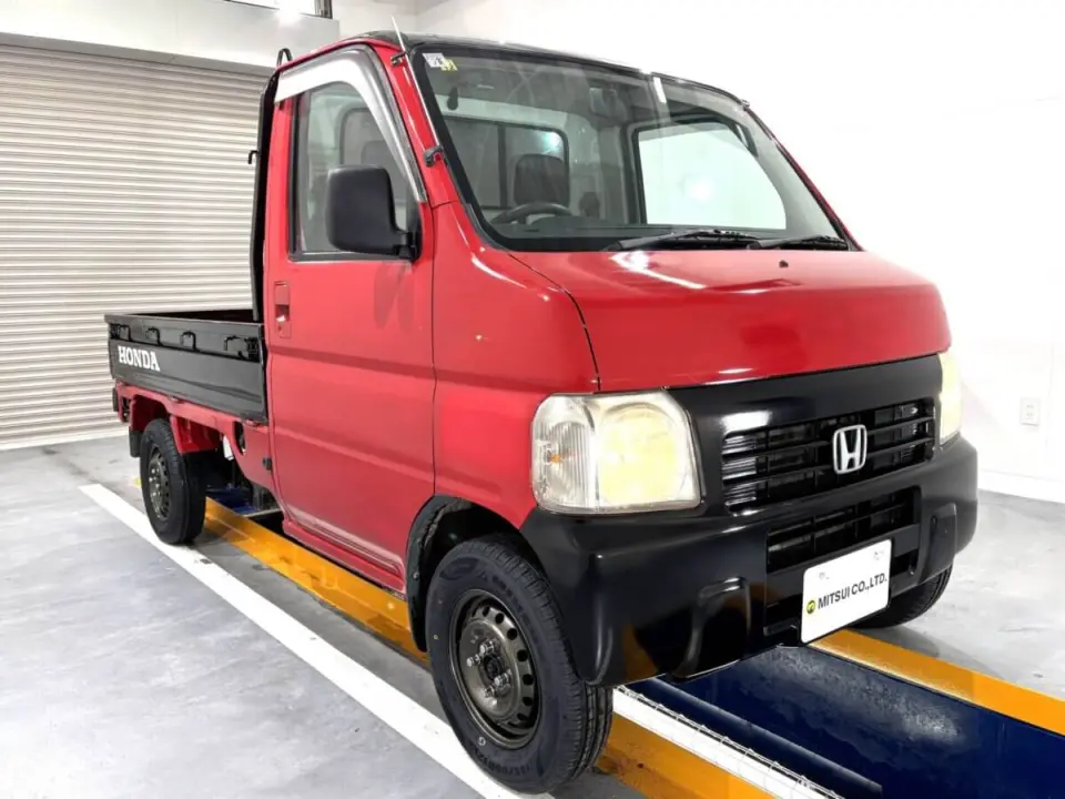 1999 Honda Acty Truck — Red 4WD Kei Trucks, photo 1 of 25